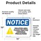 Signmission Isolation Area Please Practice Sign, Vinyl Decal, 14in W x 10in L, 2PK OS-2PACK-NS-D-1014-L-13728 - alternate 5